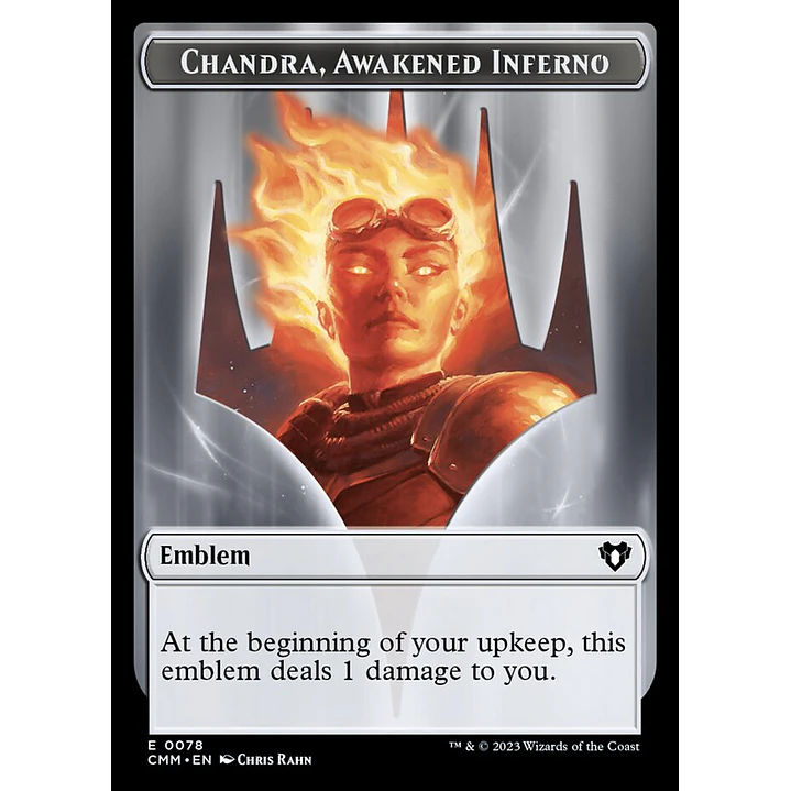 Chandra, Awakened Inferno Emblem | Inglés | NM | TCMM 1
