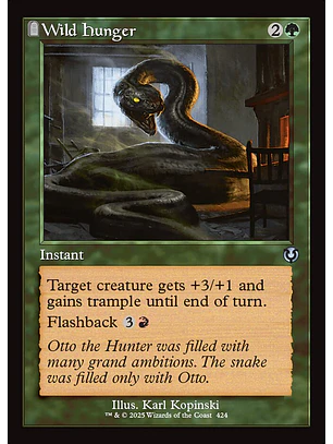 Wild Hunger (Retro Frame) | Español | NM | INR