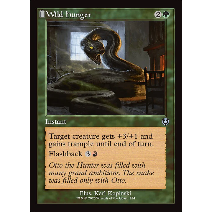 Wild Hunger (Retro Frame) | Español | NM | INR 1
