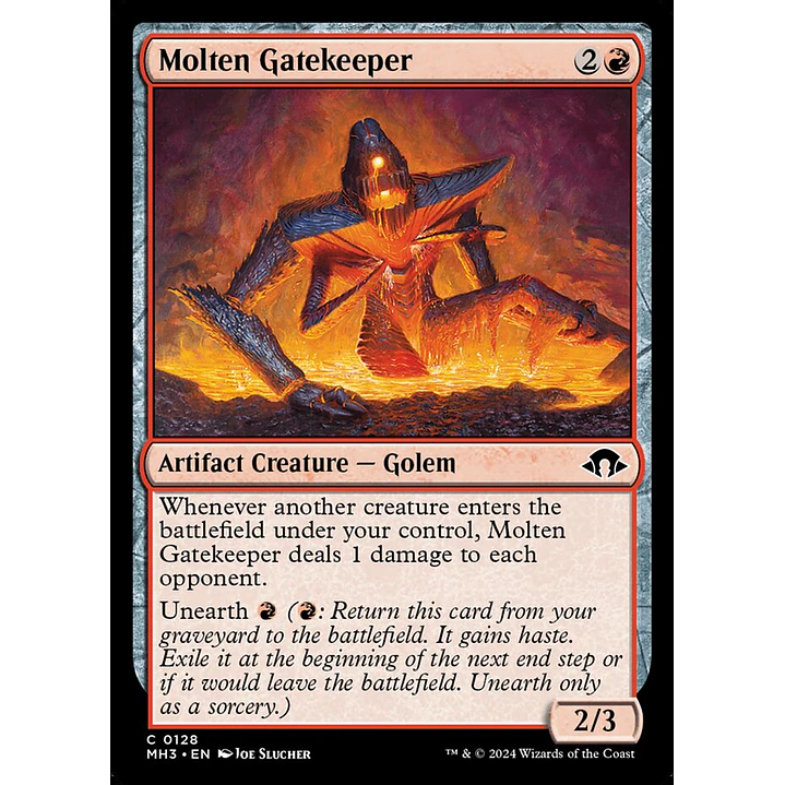Molten Gatekeeper (foil) | Español | NM | MH3 1