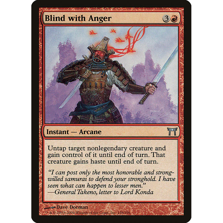 Blind with Anger | Inglés | NM | CHK 1