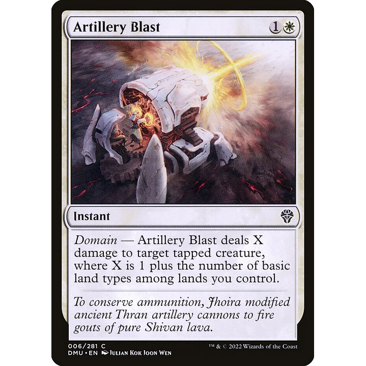 Artillery Blast | Inglés | NM | DMU 1