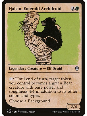 Halsin, Emerald Archdruid (Showcase) | Español | NM | CLB
