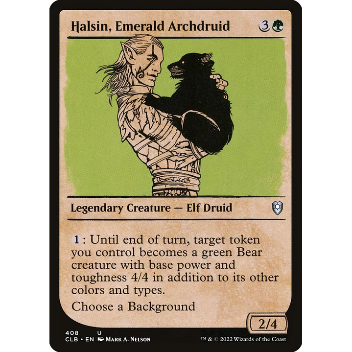 Halsin, Emerald Archdruid (Showcase) | Español | NM | CLB 1