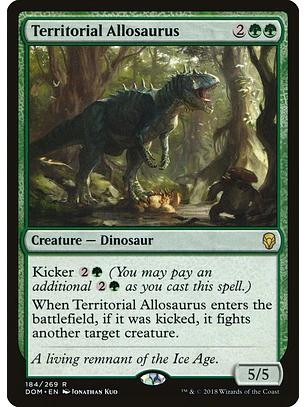 Territorial Allosaurus | Inglés | NM | DOM