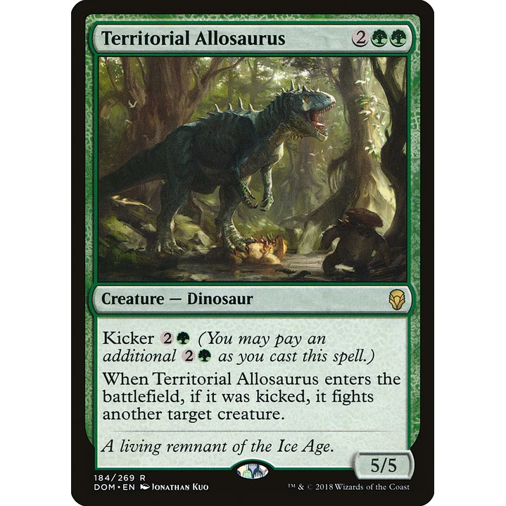 Territorial Allosaurus | Inglés | NM | DOM 1