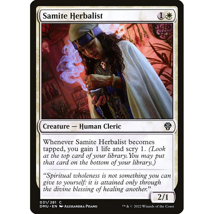 Samite Herbalist | Inglés | NM | DMU 1