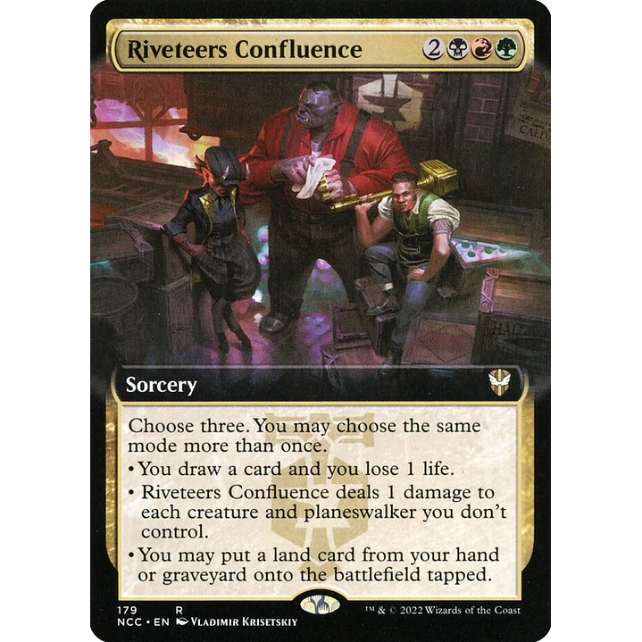 Riveteers Confluence (Extended Art) | Inglés | NM | NCC 1