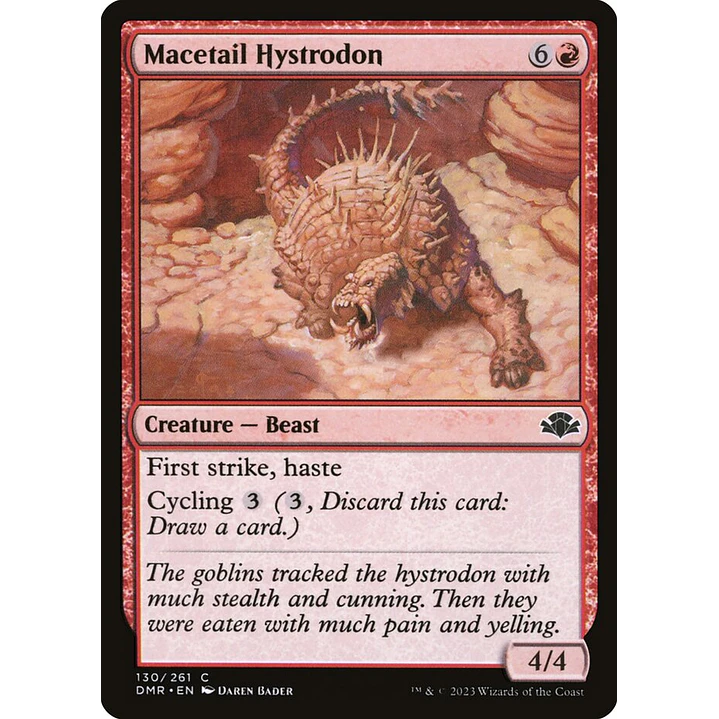 Macetail Hystrodon | Inglés | NM | DMR 1