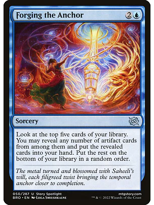 Forging the Anchor (foil) | Inglés | NM | BRO