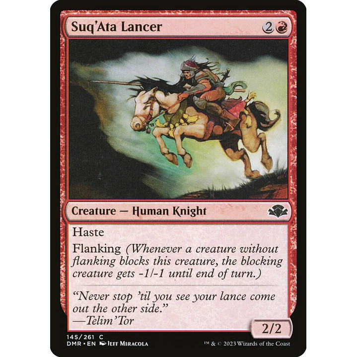 Suq'Ata Lancer | Inglés | NM | DMR 1