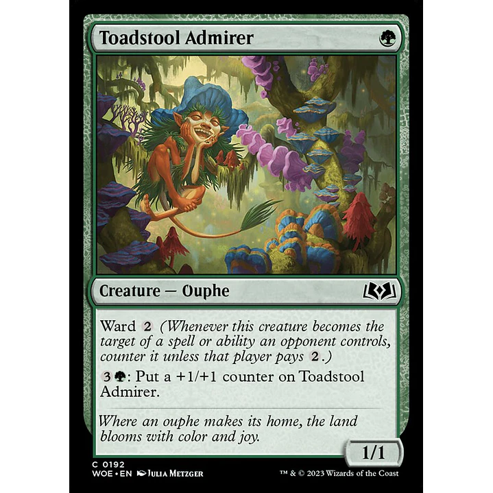 Toadstool Admirer | Español | NM | WOE 1
