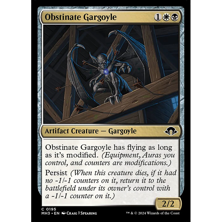 Obstinate Gargoyle | Español | NM | MH3 1