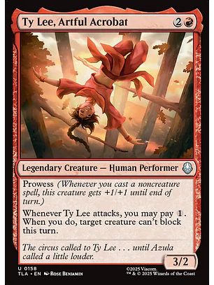 Ty Lee, Artful Acrobat | Inglés | NM | TLA