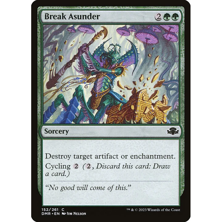 Break Asunder | Inglés | NM | DMR 1
