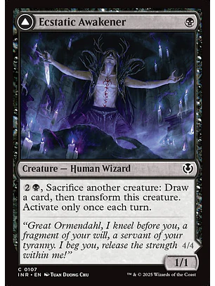 Ecstatic Awakener // Awoken Demon (foil) | Español | NM | INR