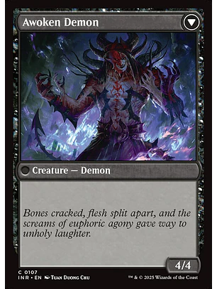 Ecstatic Awakener // Awoken Demon (foil) | Español | NM | INR