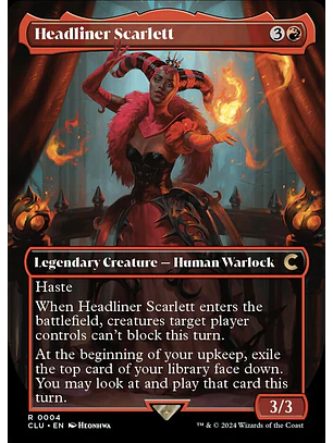 Headliner Scarlett (Borderless) | Inglés | NM | CLU