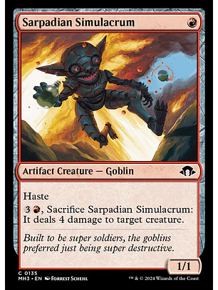 Sarpadian Simulacrum (foil) | Español | NM | MH3
