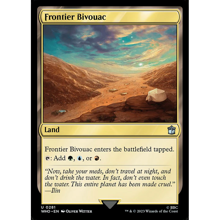 Frontier Bivouac | Inglés | NM | WHO 1