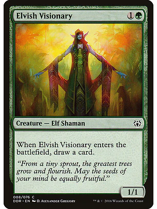 Elvish Visionary | Inglés | NM | DDR