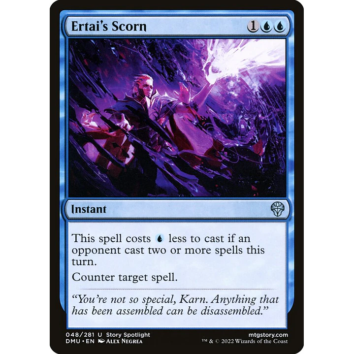 Ertai's Scorn | Inglés | NM | DMU 1