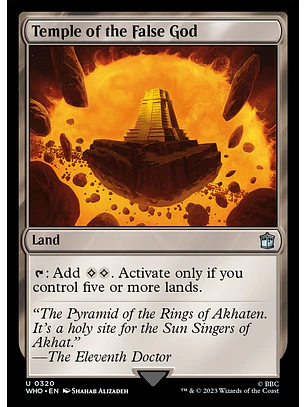 Temple of the False God | Inglés | NM | WHO