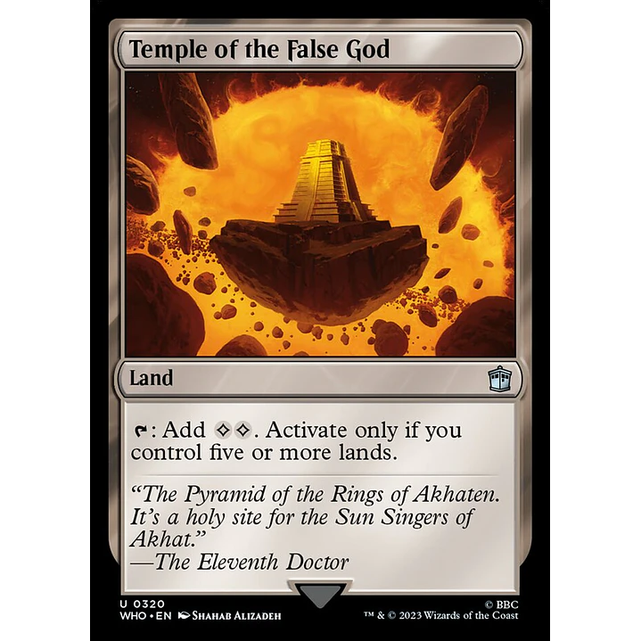 Temple of the False God | Inglés | NM | WHO 1