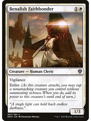 Benalish Faithbonder (foil) | Inglés | NM | DMU
