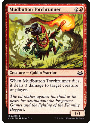 Mudbutton Torchrunner | Inglés | NM | MM3
