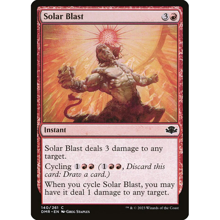 Solar Blast | Inglés | NM | DMR 1