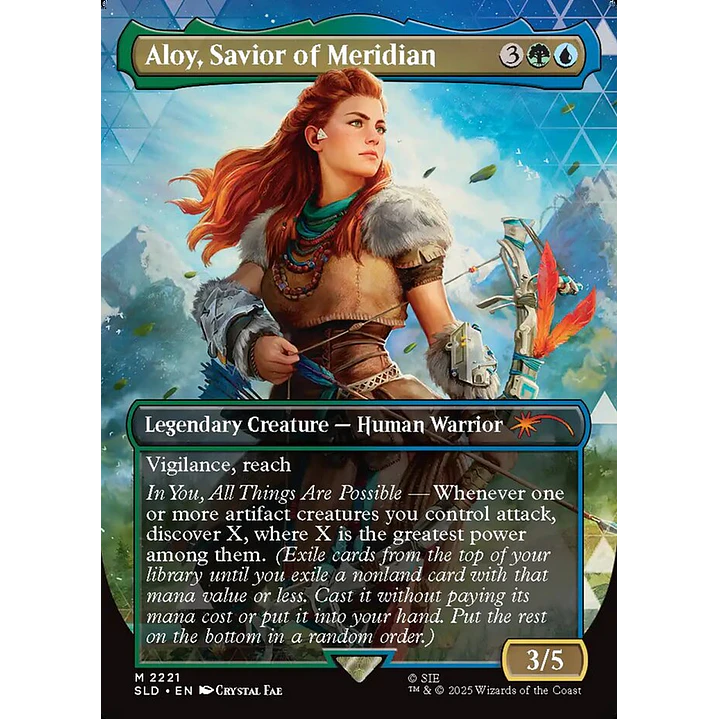 Aloy, Savior of Meridian (Borderless) | Inglés | NM | SLD 1