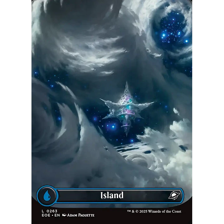 Island (Borderless foil) | Inglés | NM | EOE 1