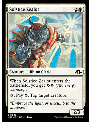Solstice Zealot (foil) | Español | NM | MH3