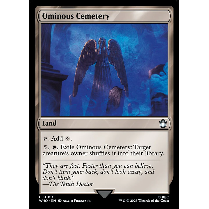 Ominous Cemetery | Inglés | NM | WHO 1
