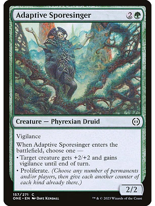 Adaptive Sporesinger (foil) | Español | NM | ONE