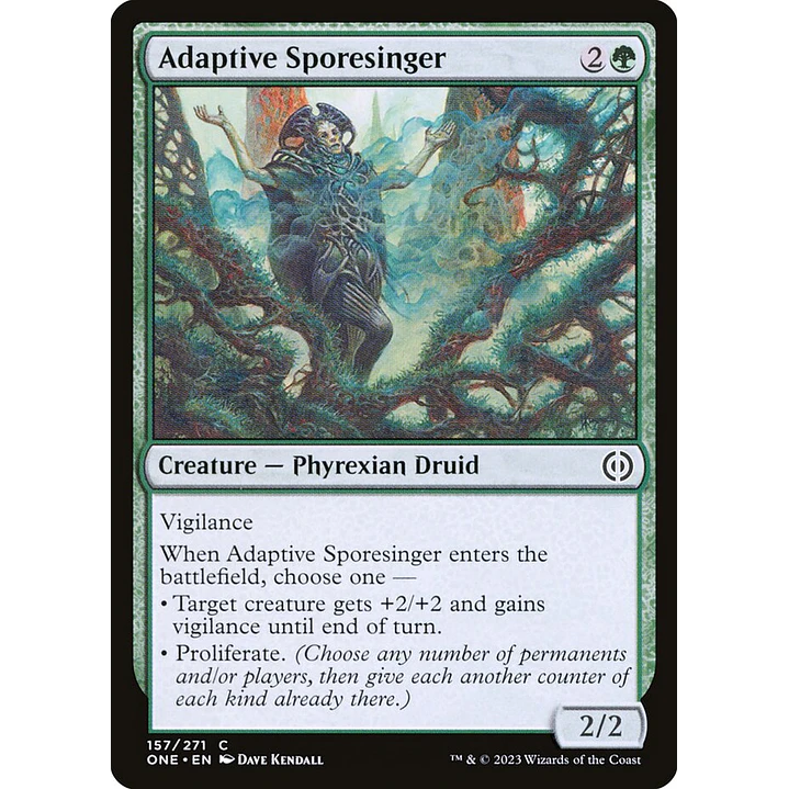 Adaptive Sporesinger (foil) | Español | NM | ONE 1