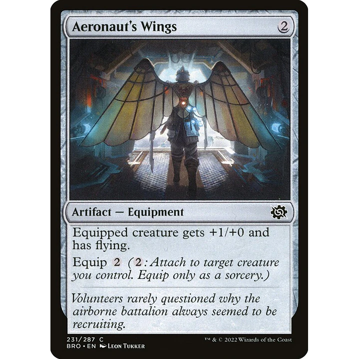 Aeronaut's Wings | Inglés | NM | BRO 1