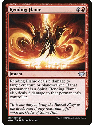 Rending Flame (foil) | Inglés | NM | VOW