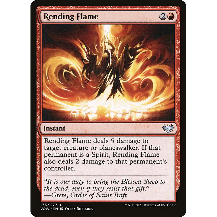 Rending Flame (foil) | Inglés | NM | VOW 1