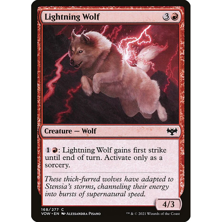 Lightning Wolf | Inglés | NM | VOW 1