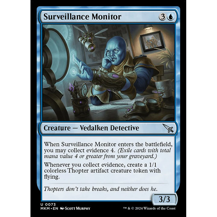 Surveillance Monitor (foil) | Inglés | NM | MKM 1