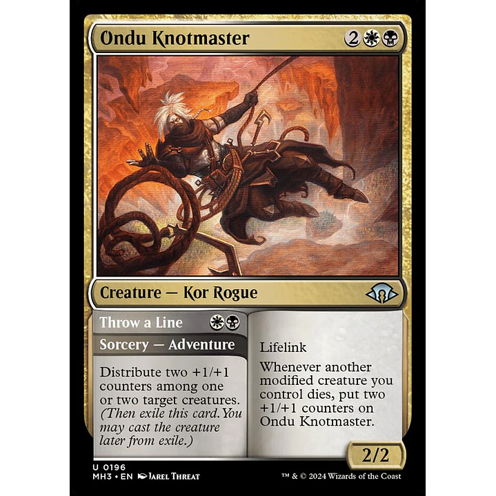 Ondu Knotmaster // Throw a Line | Español | NM | MH3 1