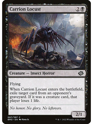 Carrion Locust | Inglés | NM | BRO