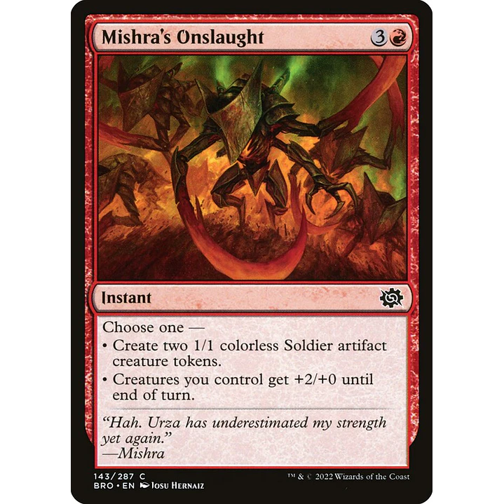 Mishra's Onslaught | Inglés | NM | BRO 1