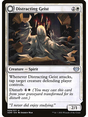 Distracting Geist // Clever Distraction (foil) | Inglés | NM | VOW