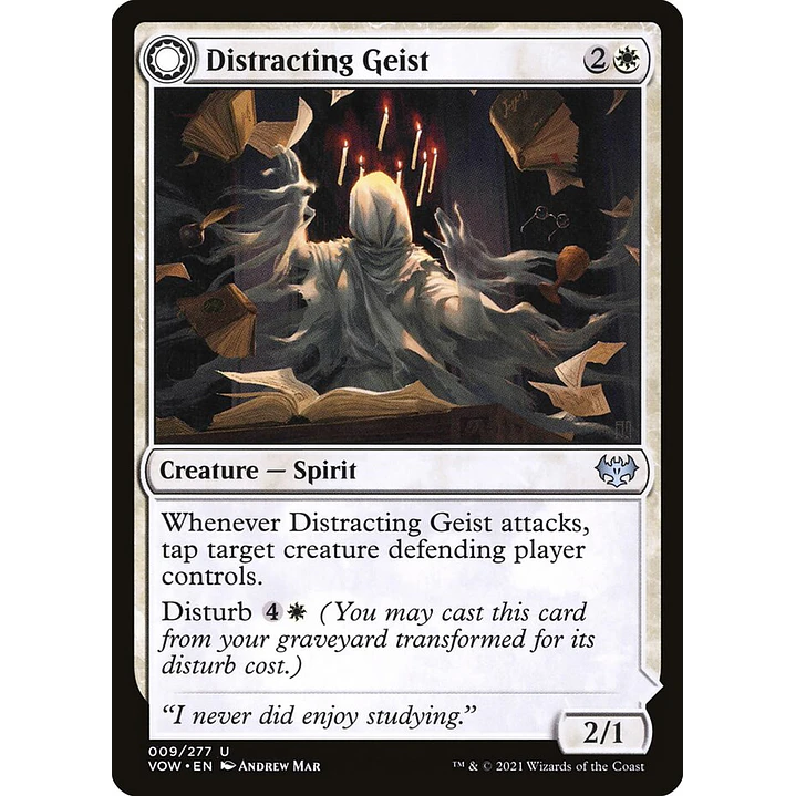Distracting Geist // Clever Distraction (foil) | Inglés | NM | VOW 1