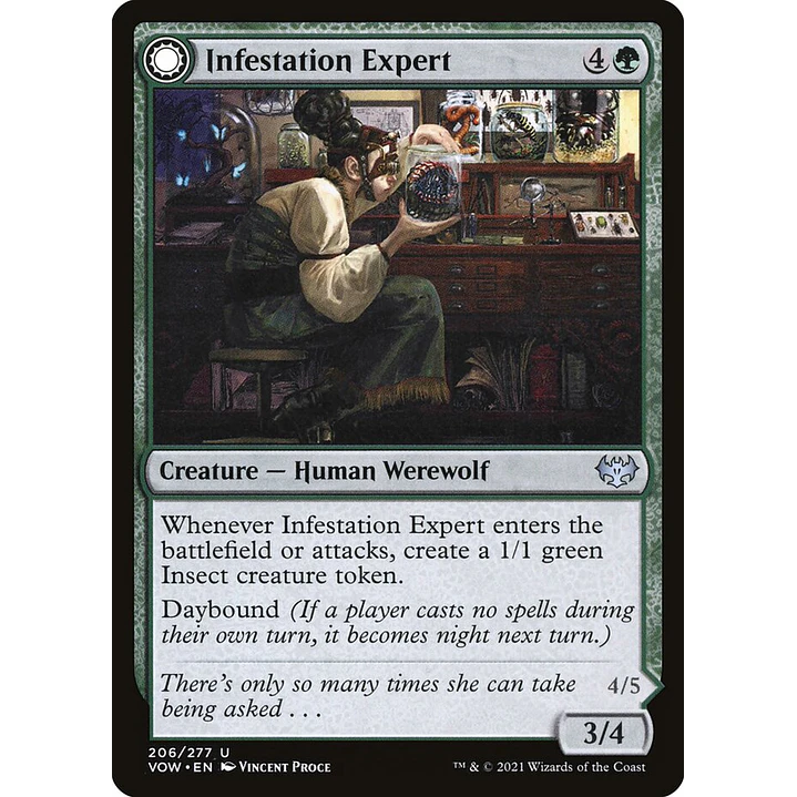 Infestation Expert // Infested Werewolf | Inglés | NM | VOW 1