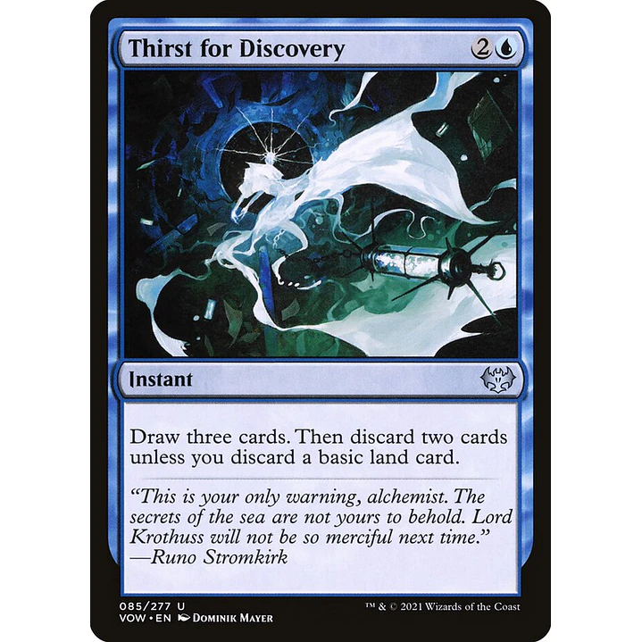 Thirst for Discovery | Inglés | NM | VOW 1