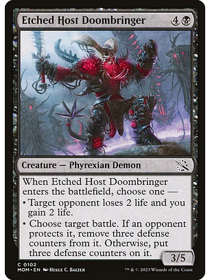 Etched Host Doombringer | Inglés | NM | MOM